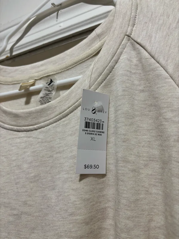 Vintage-Inspired Cream Long Sleeve Top – Size (add size) - Image 3