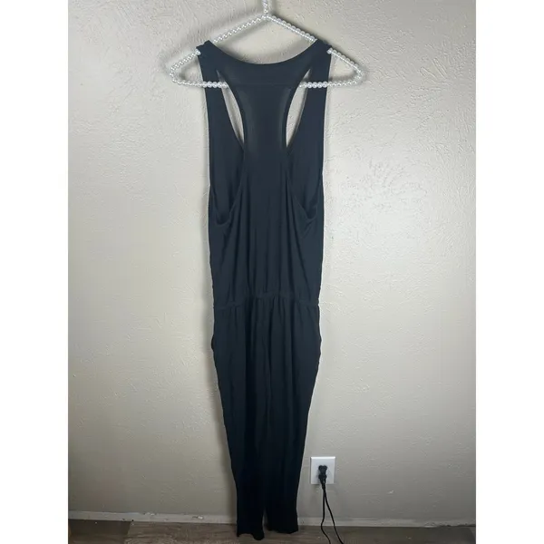 Aerie Size Small Jumpsuit Black Sleeveless Loungewear Comfy Athleisure Lounge - Image 6