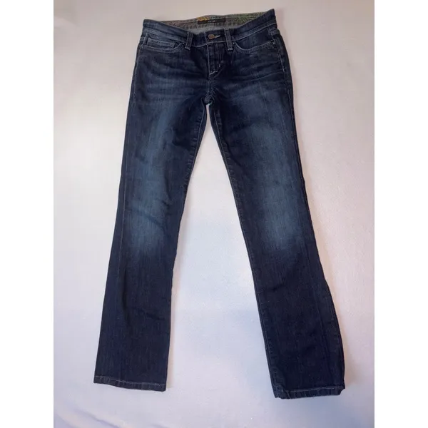 Joes Jeans Provocateur Bootcut Dark Wash Low Rise Blue Denim Pants Womens Sz 24 - Image 2