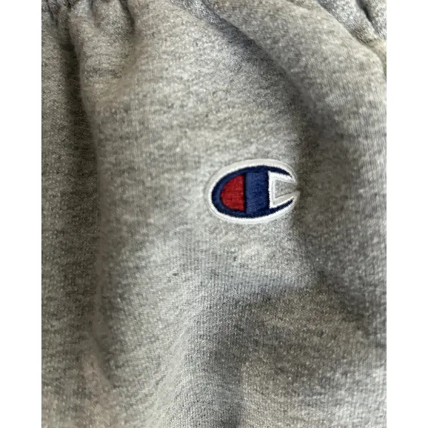 Champion Eco Authentic Women Small Gray Cheerleader Graphic Sweatpants‎ Small - Image 3