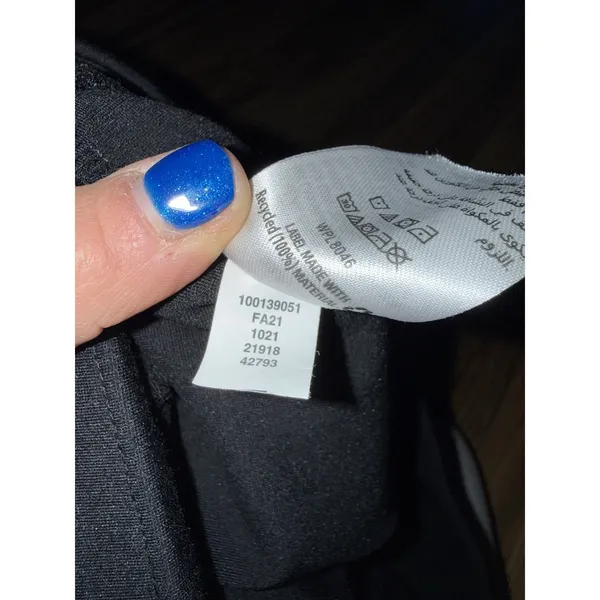 Bar‎ III Women's Sz M Medium Black Pipe Mid Rise Pull On Dress Pants Leggings - Image 5