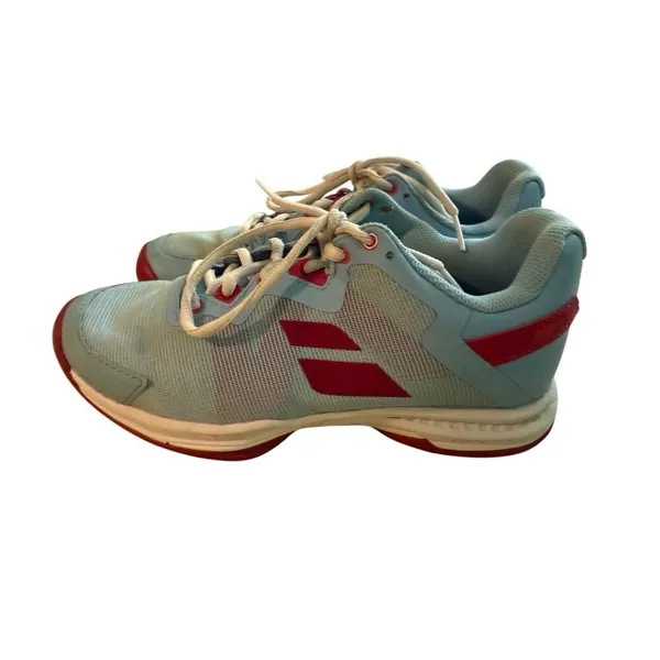 Babolat SFX3‎ All Court Clearwater/Cherry Tennis Shoes Women's Sz 6.5 - Image 2