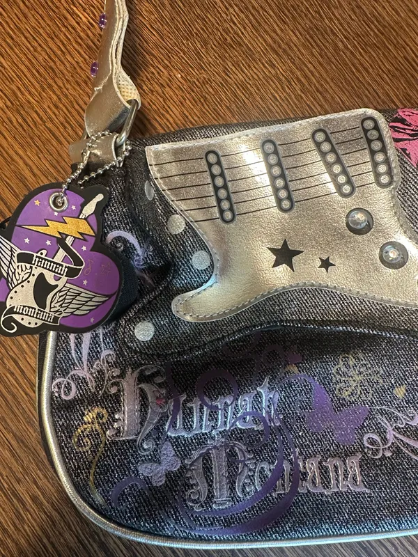 Disney Miley Cyrus Guitar Purse and Coin/Cosmetic Bag (2000s era) - Image 3