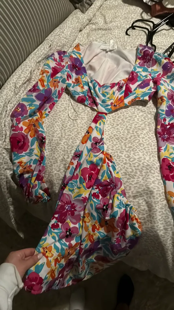 Revolve Floral Mini Dress - Image 3