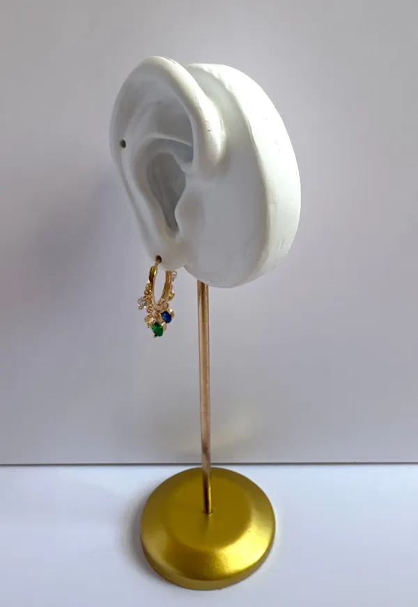 Tassel Gold Hoop Earrings for Women - Image 5