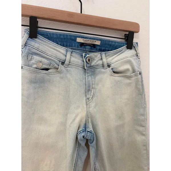 Maison Scotch Sunseeker Skinny Jeans Womens Size 26 Light Wash Denim Pants - Image 5