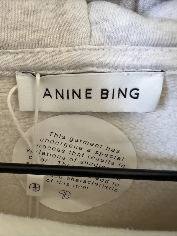 Anine Bing Sport Harvey Sweatshirt in Heather Grey NWT - Image 6