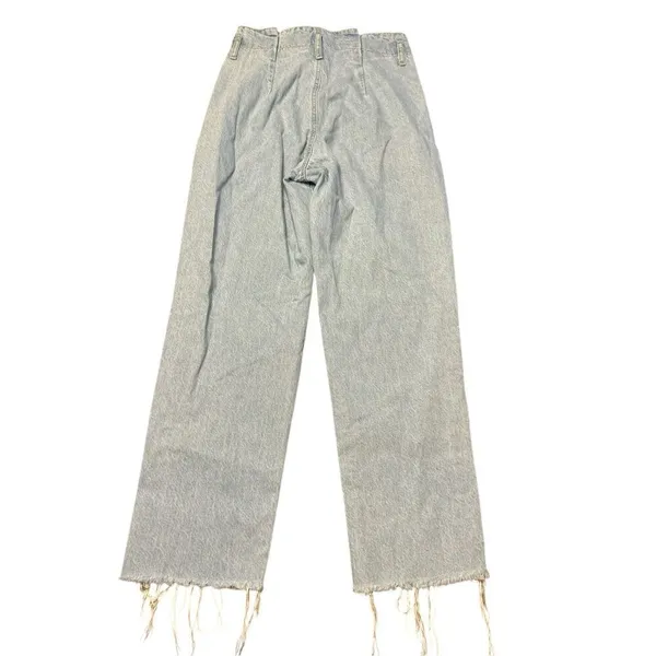 Garage Women's Juniors Size 00 Blue Straight Leg Medium Wash Denim Jeans - Image 2