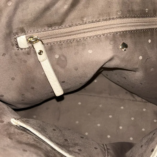 Kate Spade Emerson Cream Pebbled Leather 2 Way Top Handle Satchel - Image 11