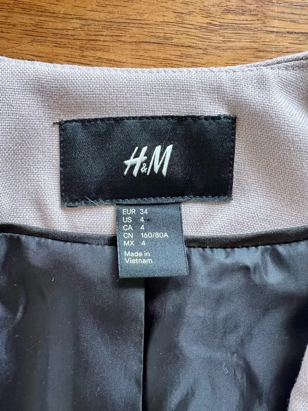 H&M Dusty Pink Blazer - Image 5