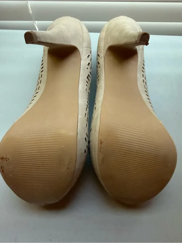Apt. 9 Nude Cutout Peep-Toe Stiletto Heels - Image 4