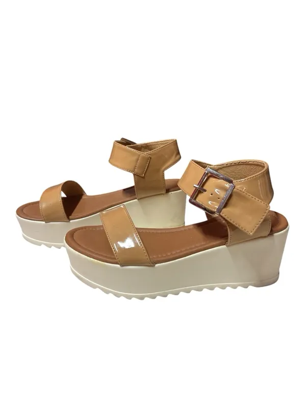 J. Adams Surf Platform Sandals open-toe lug-sole buckled chunky wedge heel - Image 3