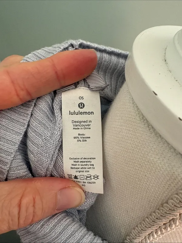 lululemon athletica Light Gray Periwinkle Open-Front‎ Knit Cardigan One Size - Image 2