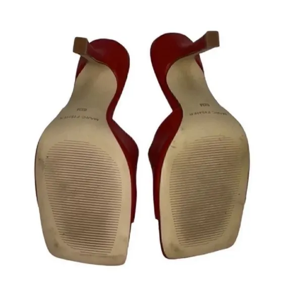 Marc Fisher Red Slide Heels (Size 6.5M) - Image 4