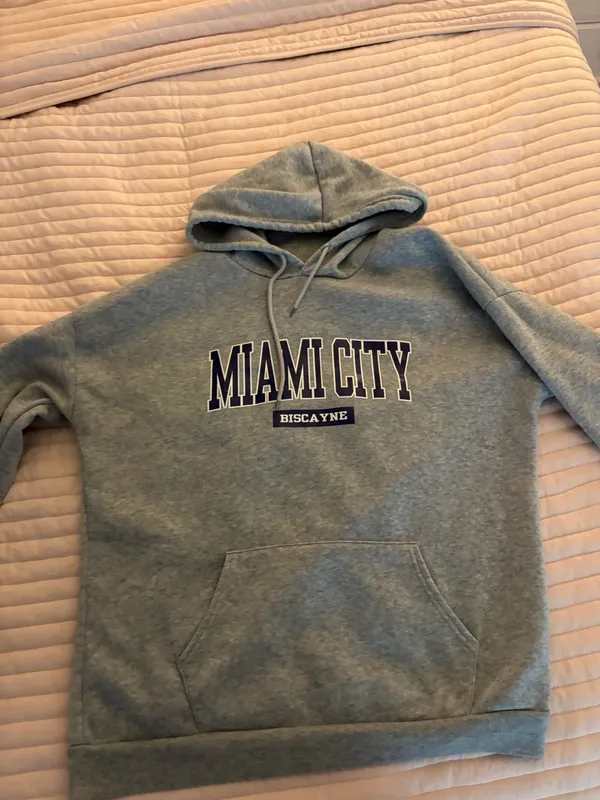 Grey Miami Sweatshirt Gray Size XL - Image 2