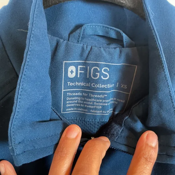 FIGS Sydney Scrub Jacket Full Zip Jacket Womens XS Athletic Athleisure - Image 3