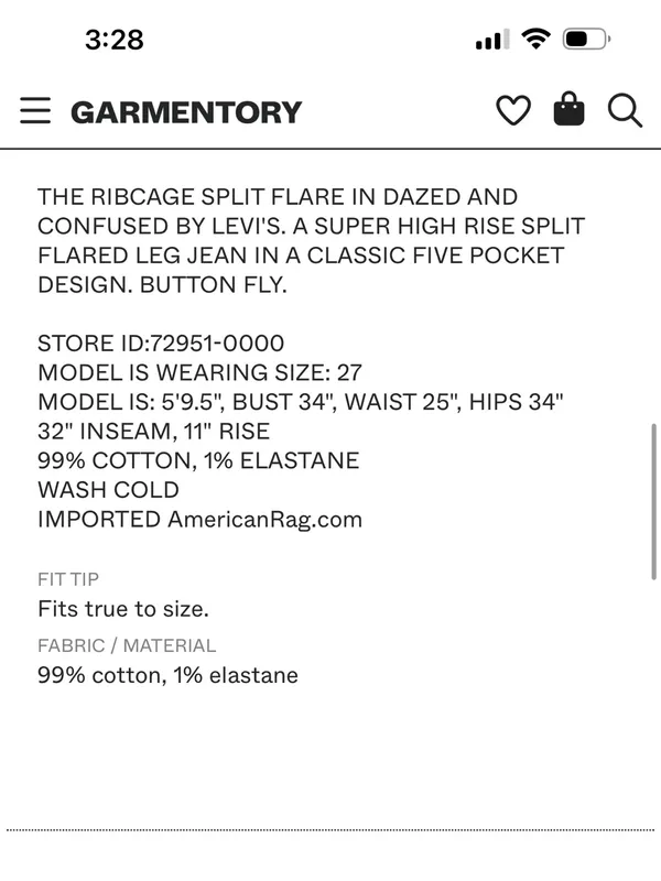Levi’s Ribcage Split Flare Jeans - Image 4