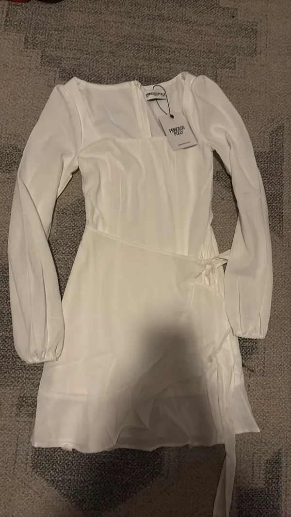Princess Polly White Mini Dress - Image 3