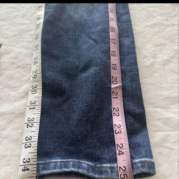 Madewell Stovepipe Jeans 23 Petites High Rise Ankle Medium Wash Denim Preppy - Image 13