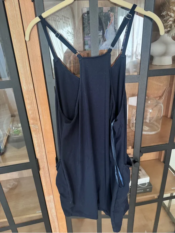 Hot shot romper navy onesie adjustable straps pockets playsuit fpmovement - Image 3