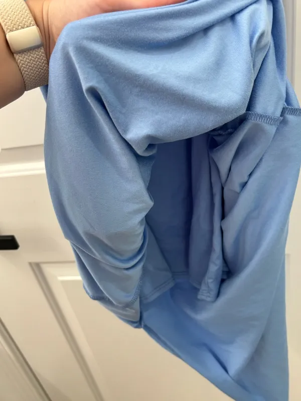 Beyond Yoga Featherweight Getaway Dress Flower Blue Tank Midi Womens Size XS - Image 8