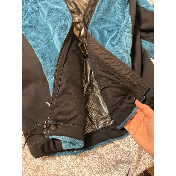 Columbia Size XL Omni Heat Full Zip Fleece‎ Blue Jacket Outdoors Winter Women - Image 5