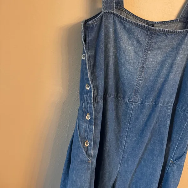 RACHEL COMEY Costello‎ Denim Jumpsuit - Image 4