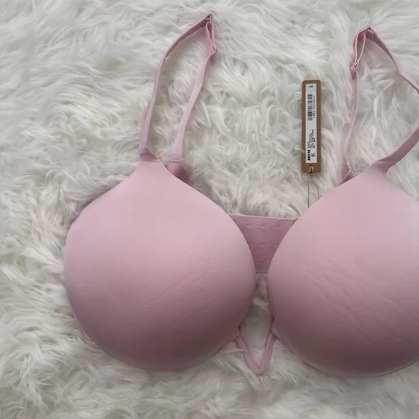Skims Ultimate Deep V Plunge Pushup Bra Cherry Blossom Size 38DDD - Image 4