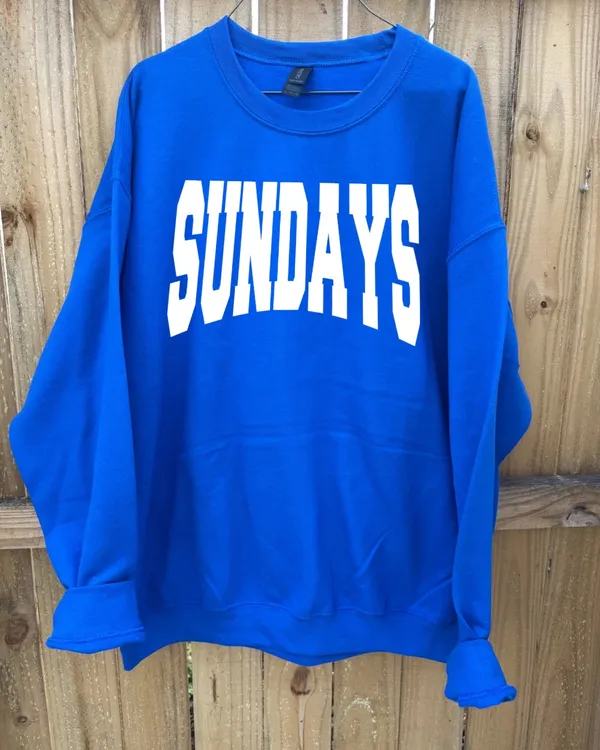 Gildan Sunday’s Sweatshirt - Image 2