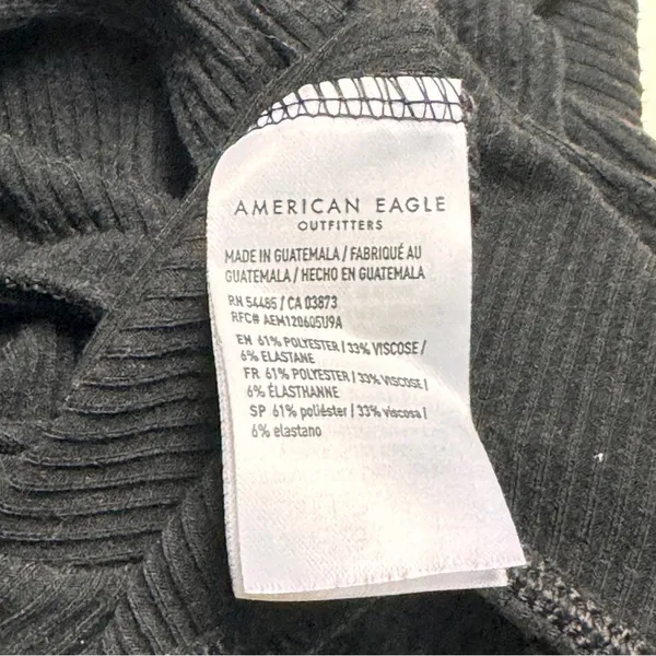 American Eagle Outfitters Women’s Wide Strap Black Bodysuit Sz L - Image 3