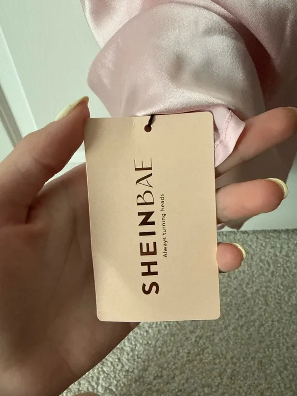 Shein Formal Dress Pink Size XS - Image 2