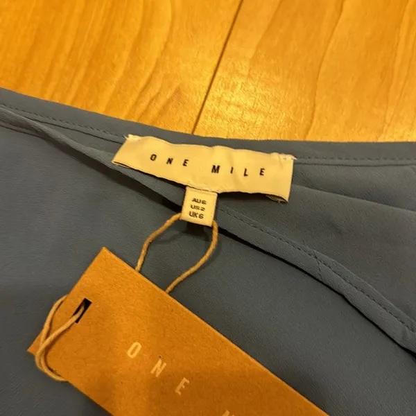 Maxine Maxi Skirt Azure Blue Size 2 - Image 4