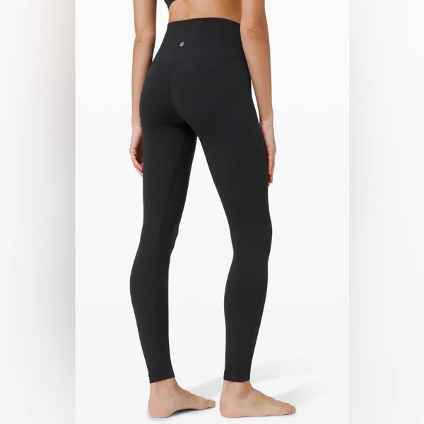 Lululemon Align High Rise Black Leggings Size 4 - Image 2