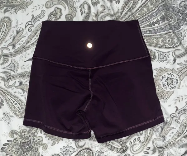 Lululemon Align 4” Biker Shorts Size 6 Grapę Thistle - Image 2
