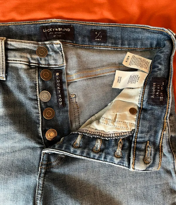 High Rise Skinny Jeans - Image 3