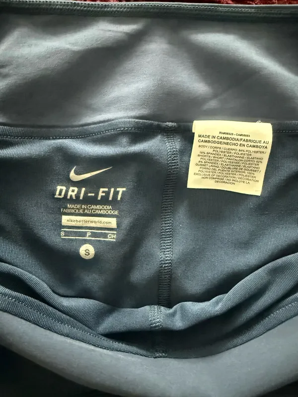 {NIKE} Court Women's Dri-Fit Navy Blue Active Skirt with Built-In Spandex Shorts - Image 4