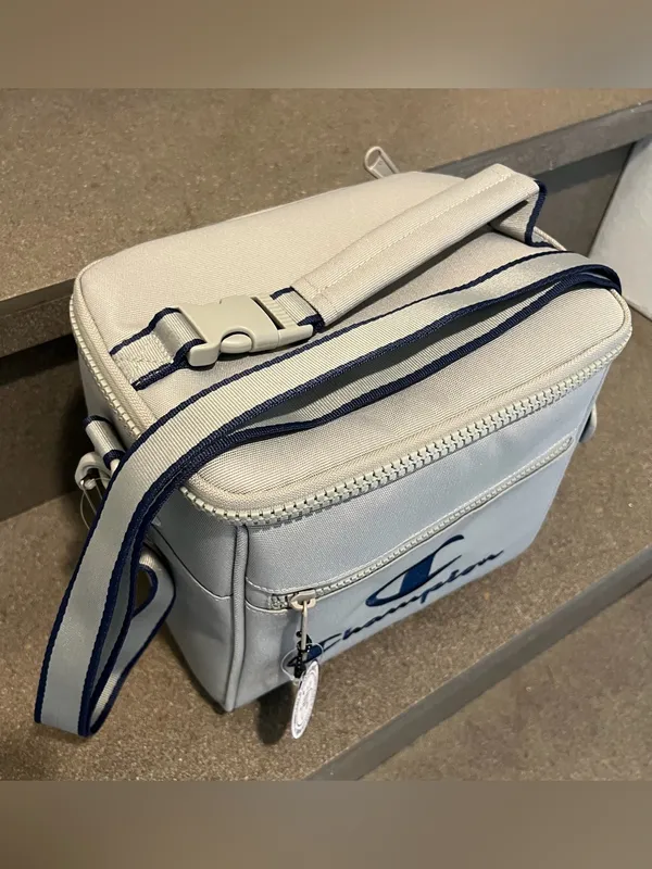 Champion Estate Insulated Cooler Kit Lunch Bag, Medium Gray, NWT - Image 7