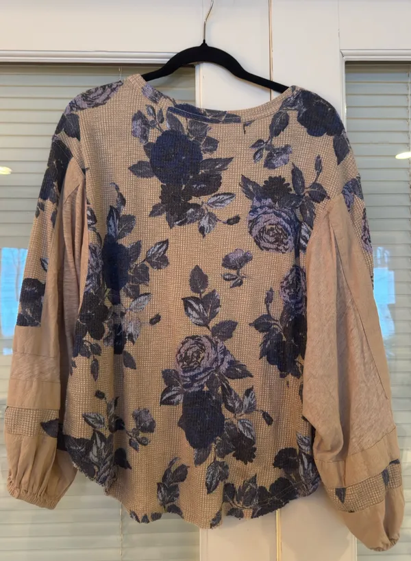 Free People We the Free Winter Bloom Sweater Top - Image 4
