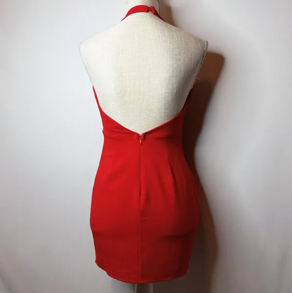 Superdown Rihanna Twist Halter Dress - Image 5