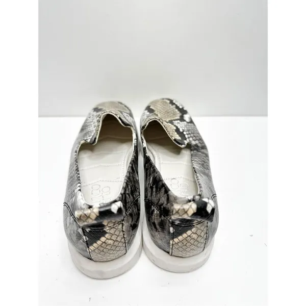 Franco Sarto Loafer Womens Size 5 Snakeskin Print Slip On‎ Square Toe Shoes - Image 4