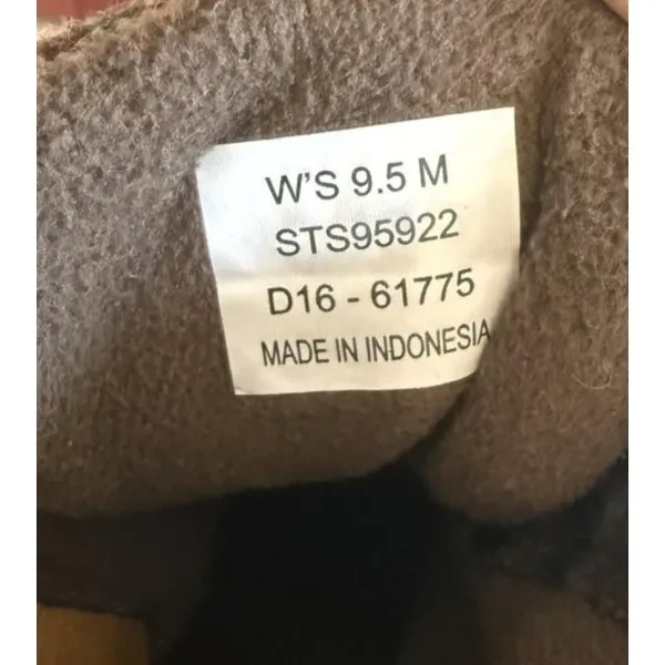 Sperry Duck Boots Womens Size 9.5‎ Plaid Wool Saltwater Gray Waterproof STS95922 - Image 6