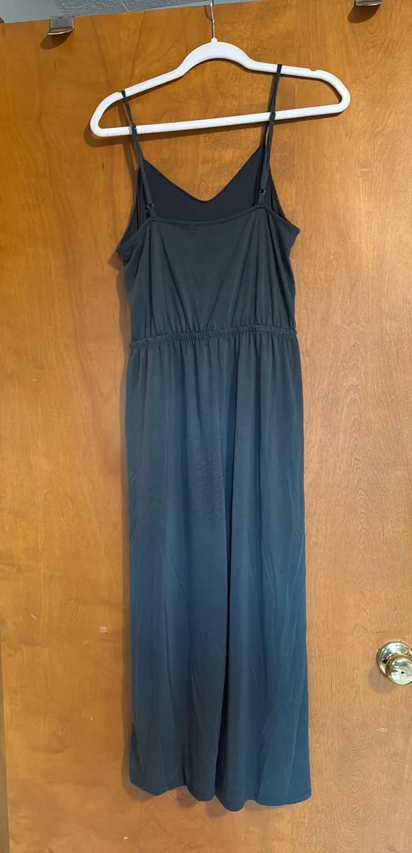 Moa Moa Romper Wide Leg Green sleeveless L - Image 2