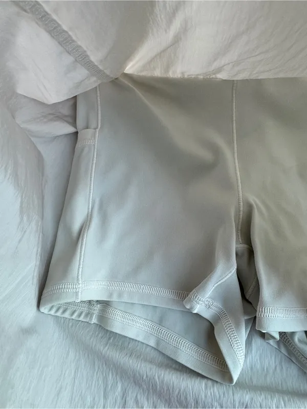 OFFLINE By Aerie Nylon Mini Skirt Off White sz S - Image 5