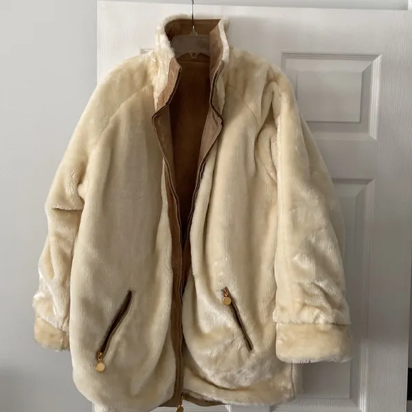 RZR Leather Jacket it is reversible jacket see pictures size L - Image 4