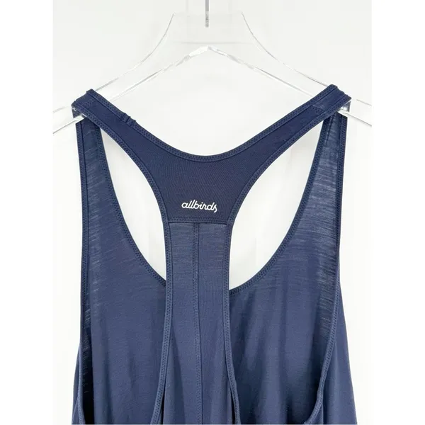 Allbirds Natural Flow Studio Racerback Tank Top Women's M Blue Activewear‎ - Image 4