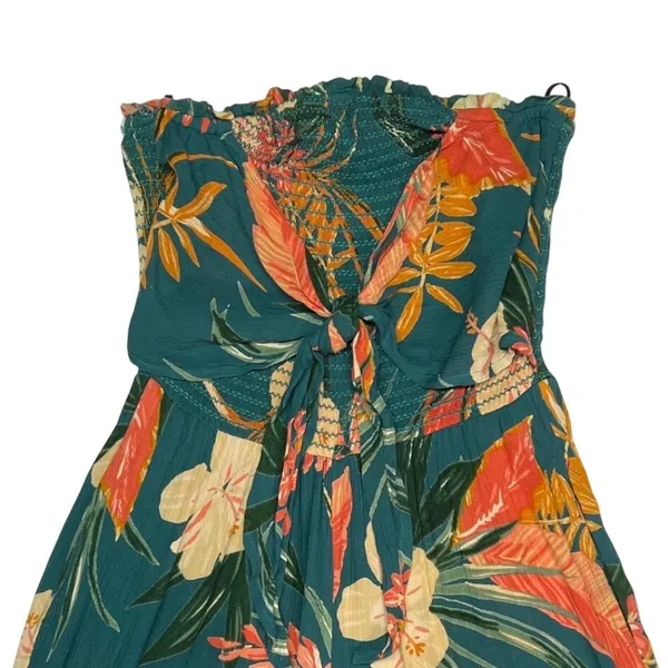 Patrons of Peace Hacienda Strapless Jumpsuit Birds of‎ Paradise Small GUC - Image 4