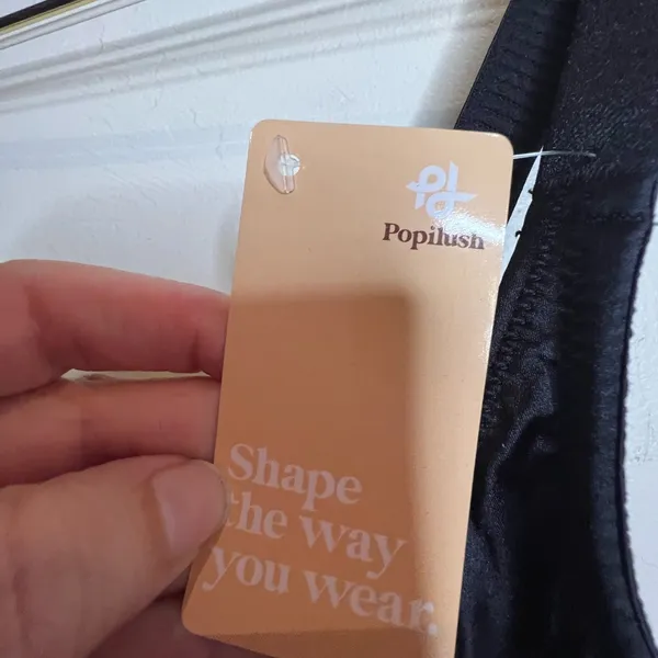 Pophush‎ Black Satin bodysuit - Image 5