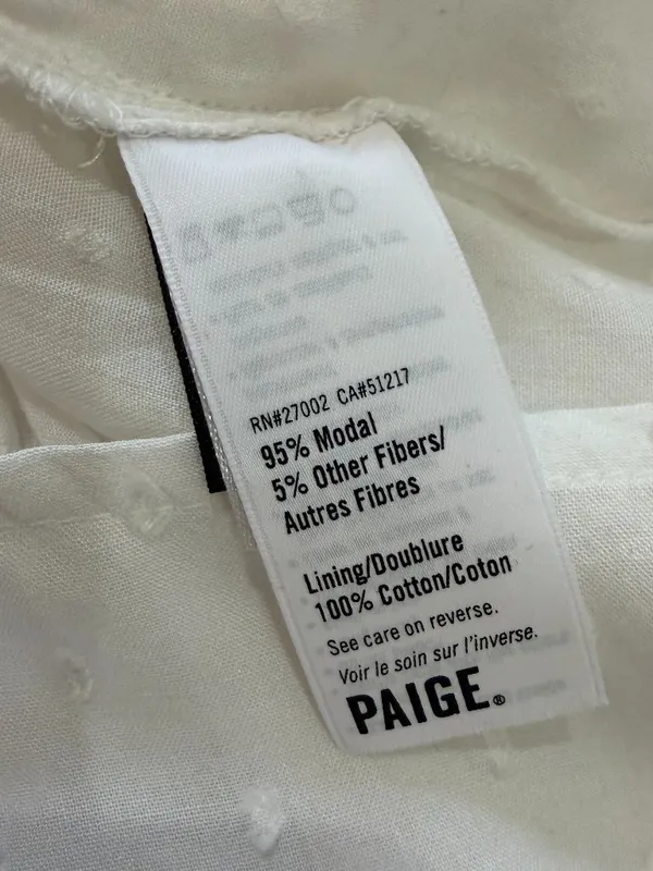 Paige White Swiss Dot Tiered Ruffle Maxi Dress Size XS - Image 15