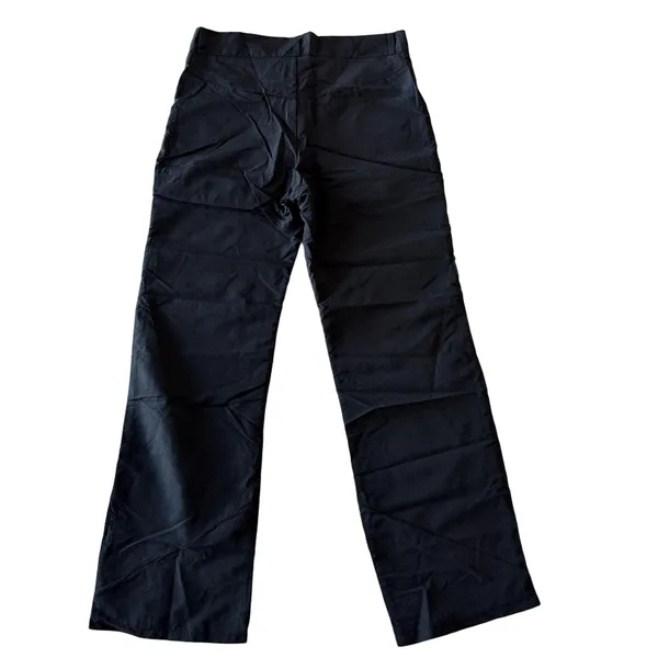 Women's Black Lightweight Fitted Waist Pants Size Medium #260667 - Image 5