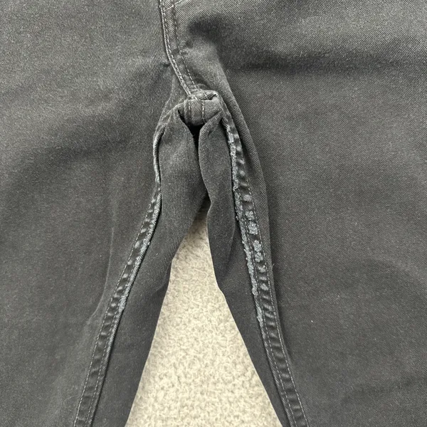 Vintage Levi's 577 Lower Rise Loose Fit Jeans Black Baggy 2000s Women's 12M x 31 - Image 3